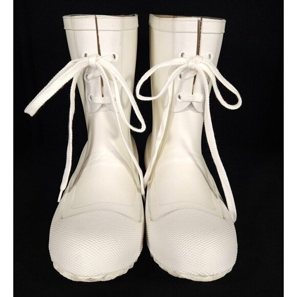 Jun Takahashi x Undercover Rain Boots Size L 9-9.5 42 Mens Ivory GRAIL! - Picture 4 of 13